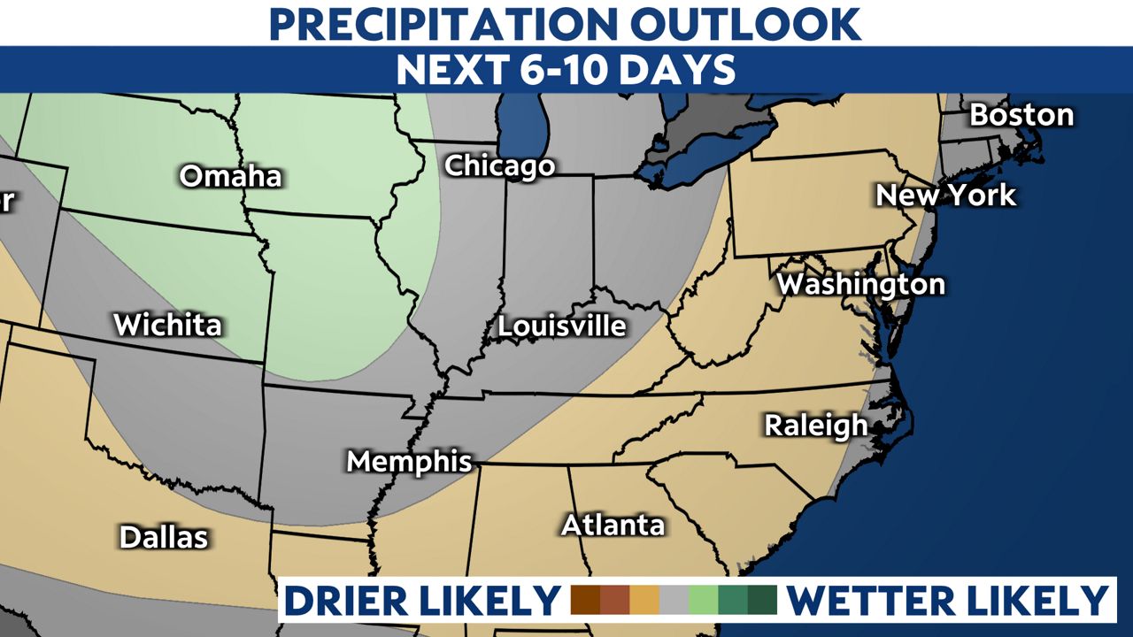 Tracking extra rain chances later this month